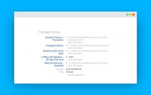 bluehost put information BoomDevs