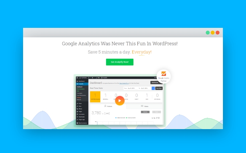 Analytify - One of the best wordpress analyticks plugin
