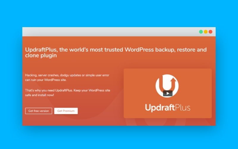 Must-Have WordPress Plugins - UpdraftPlus