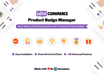 wc product badge manager BoomDevs