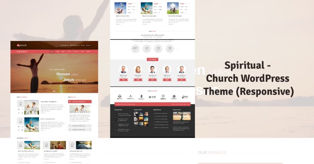 Spiritual Church WordPress Theme Responsive 1 BoomDevs