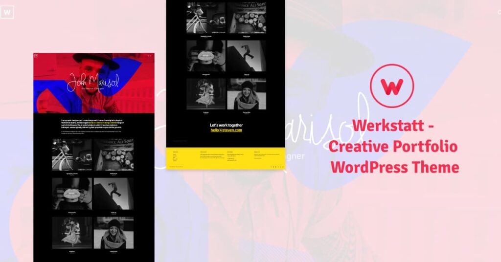 Werkstatt Creative Portfolio WordPress Theme BoomDevs