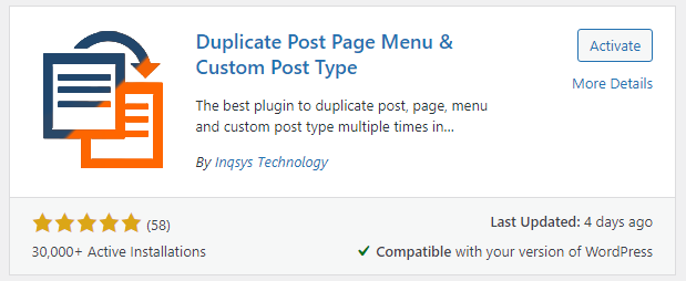 Duplicate Post Page Menu Custom Post Type How to Duplicate a Page in WordPress BoomDevs