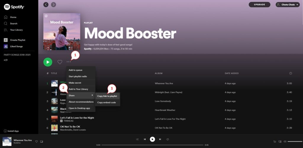 Creating an Embed  Spotify for Developers