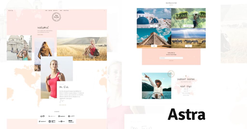 Astra for Best WordPress Themes for Travel Blogs BoomDevs