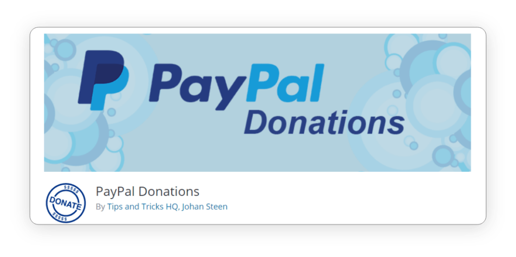 PayPal Donations BoomDevs
