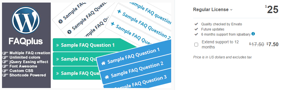 11. FAQPlus WordPress FAQ Plugin BoomDevs