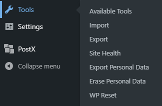 Wp Reset settings 3 BoomDevs