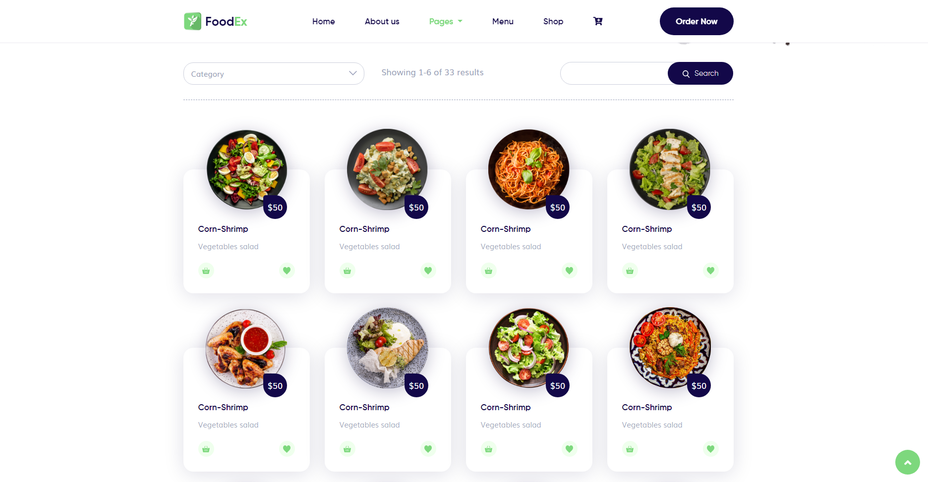 FoodEx - HTML Template For Food & Restaurant Website (2)