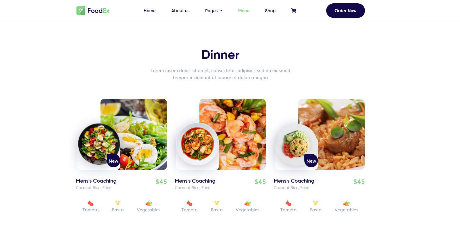 FoodEx - HTML Template For Food & Restaurant Website (5)