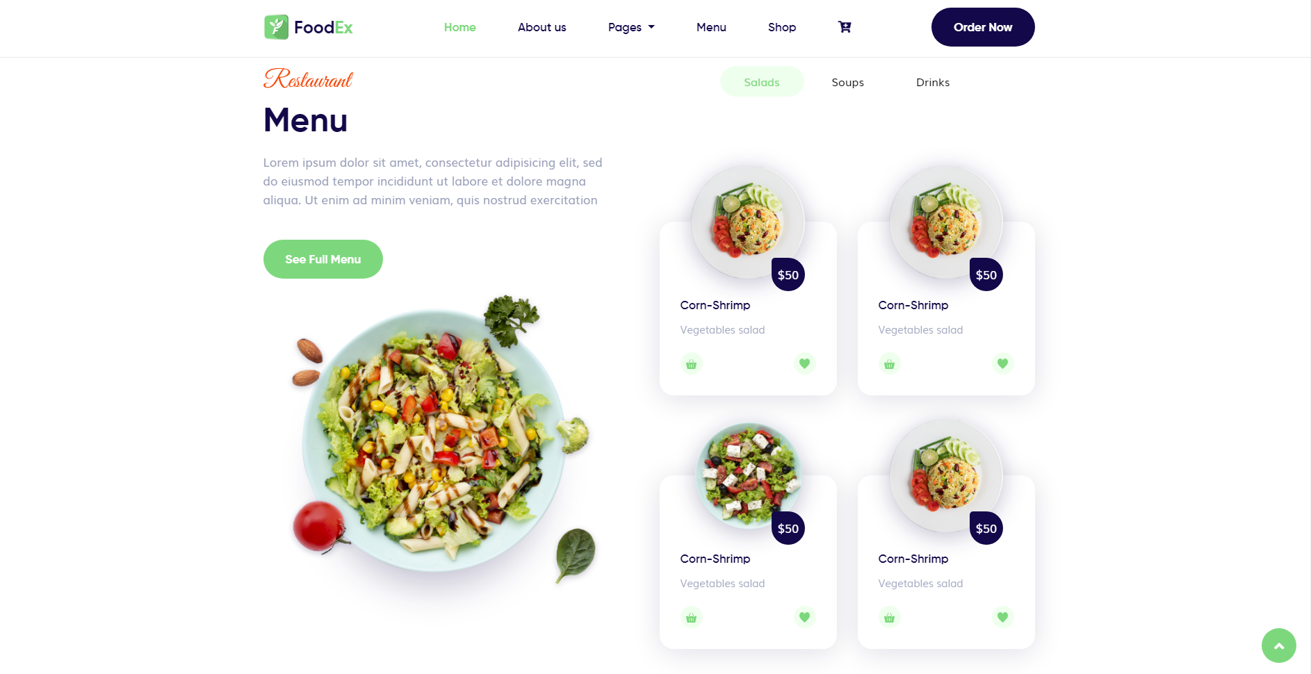 FoodEx - HTML Template For Food & Restaurant Website (6)