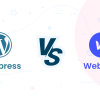 Webflow vs WordPress Battle BoomDevs