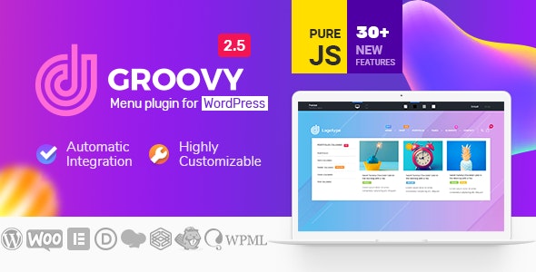 #7 Groovy Mega Menu - Responsive Mega Menu Plugin for WordPress