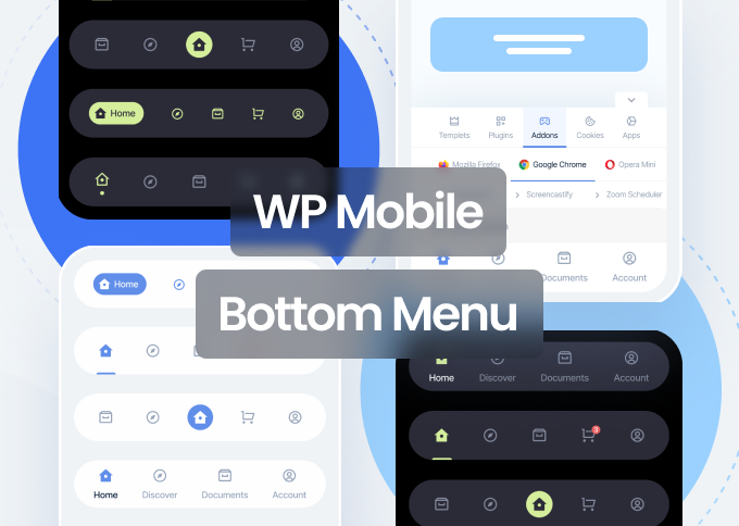 WP Mobile Bottom Menu BoomDevs