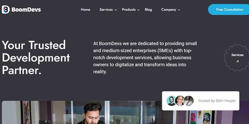 Fintech Software Development Services by BoomDevs