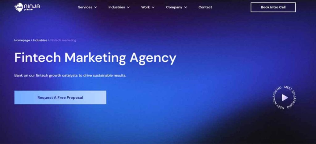 NinjaPromo Fintech Marketing Agency