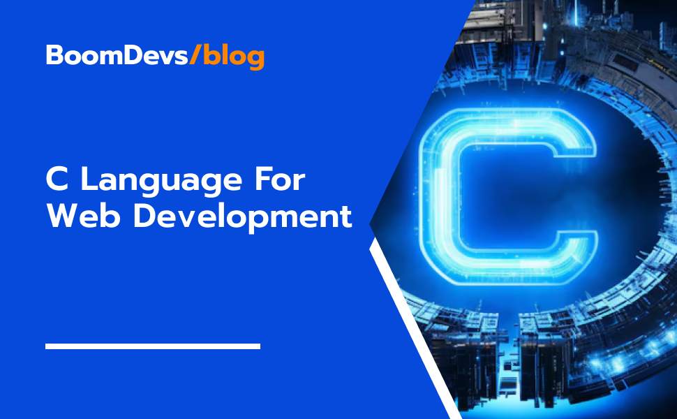 Can C language be used for web development?