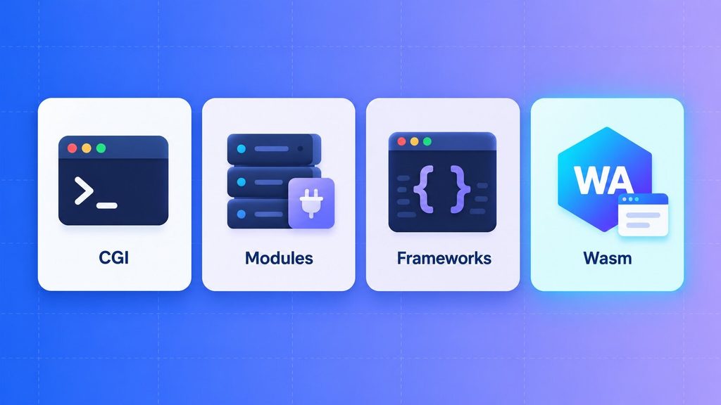 Can C be used for web development? Yes, through CGI, server modules, frameworks, and WebAssembly