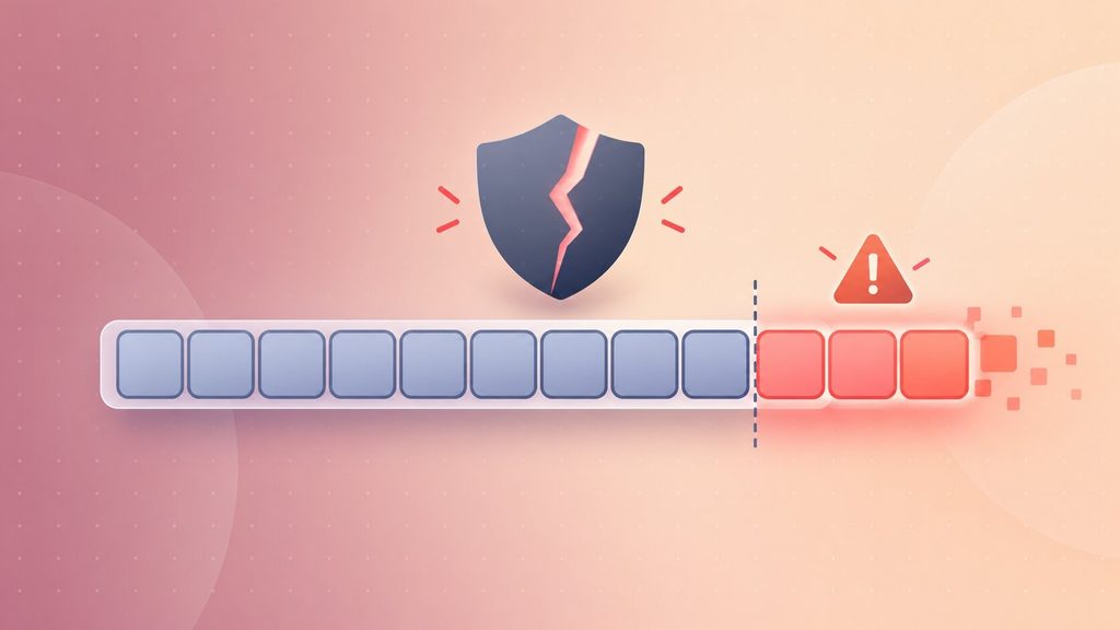 Buffer overflow in C memory showing why memory safety matters for web security
