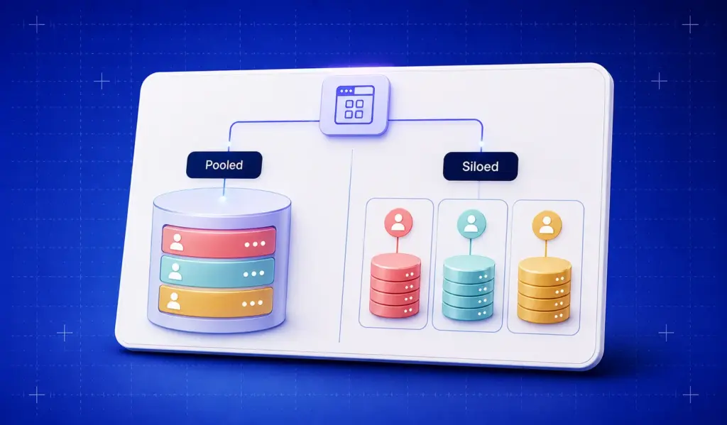 Multi-tenant AI SaaS architecture: pooled versus siloed tenant isolation with row-level security