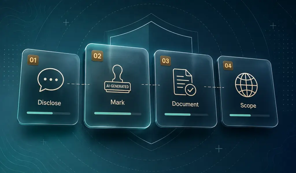 EU AI Act Article 50 compliance checklist for teams using AI development tools in 2026