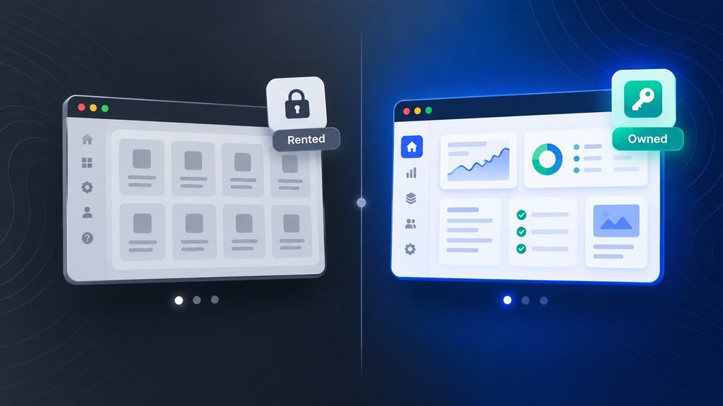 Comparison of off-the-shelf software vs benefits of custom web applications for business