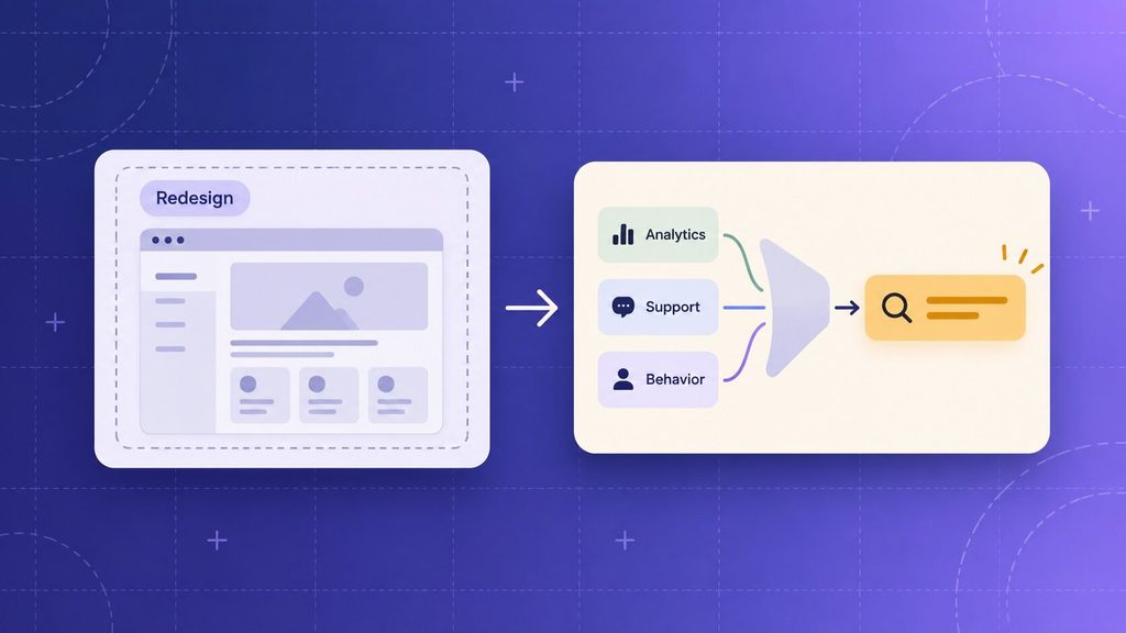 UI/UX consulting challenges: reframing a symptom-level redesign request into a decision-ready UX problem statement
