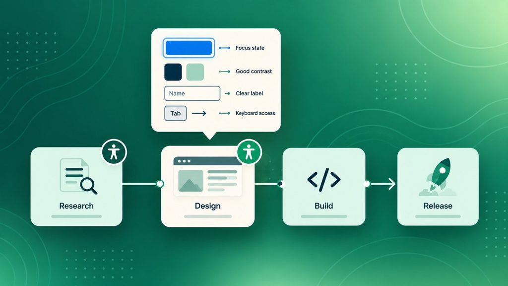 Addressing UI/UX consulting challenges by building accessibility checks into early design instead of retrofitting before release