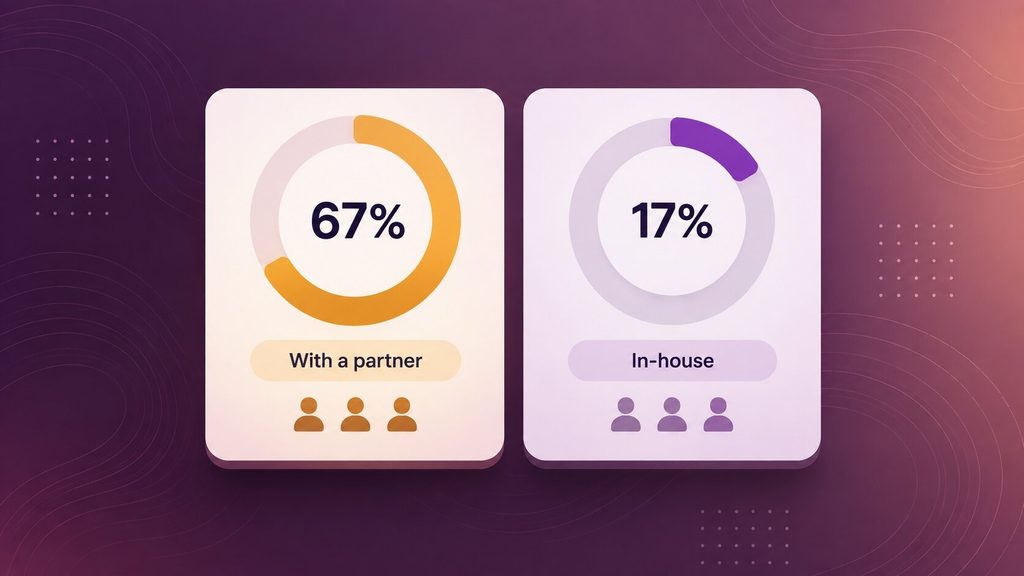 Comparison of AI agent development tools and platforms: partner-built projects succeeding more than in-house builds