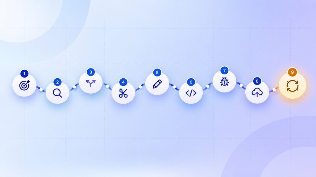 How to build a mobile app in nine steps, from validating the problem to launch and iteration