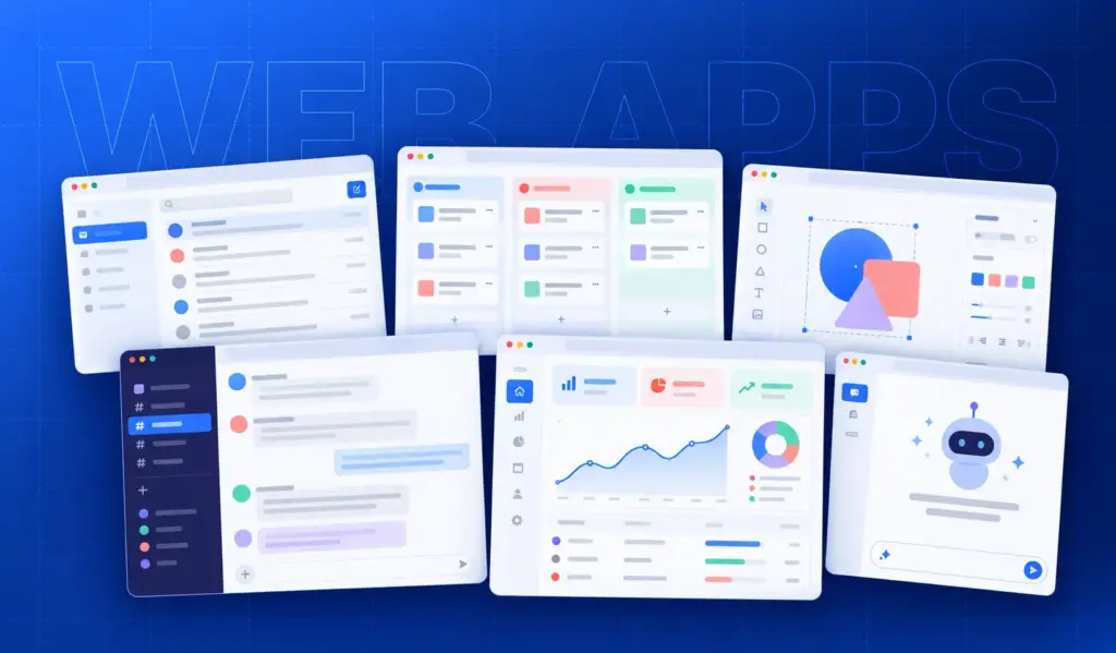 15 Web Application Examples (and What Each One Teaches You Before You Build)