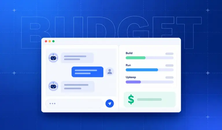 AI chatbot development cost in 2026, including build budgets, running costs, and hidden fees