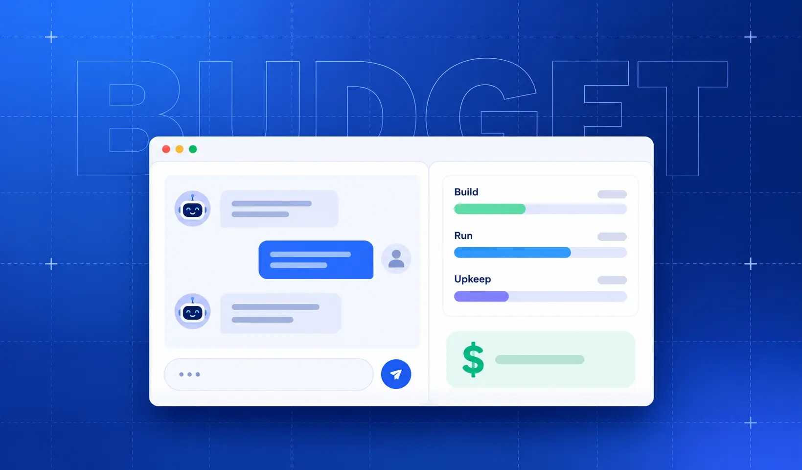 AI chatbot development cost in 2026, including build budgets, running costs, and hidden fees