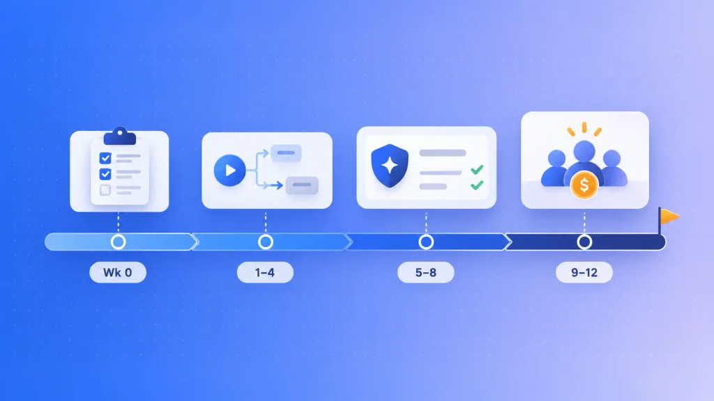 Human-in-the-loop slider showing AI autonomy levels from suggest to fully autonomous