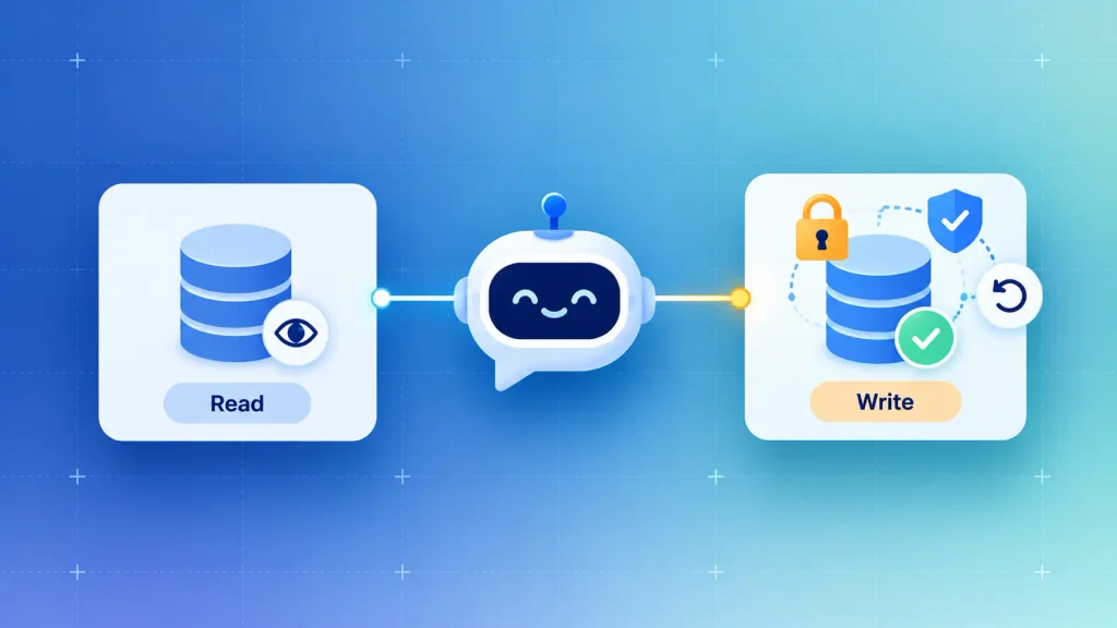 Chatbot integration cost compared for read-only access versus write access to business systems