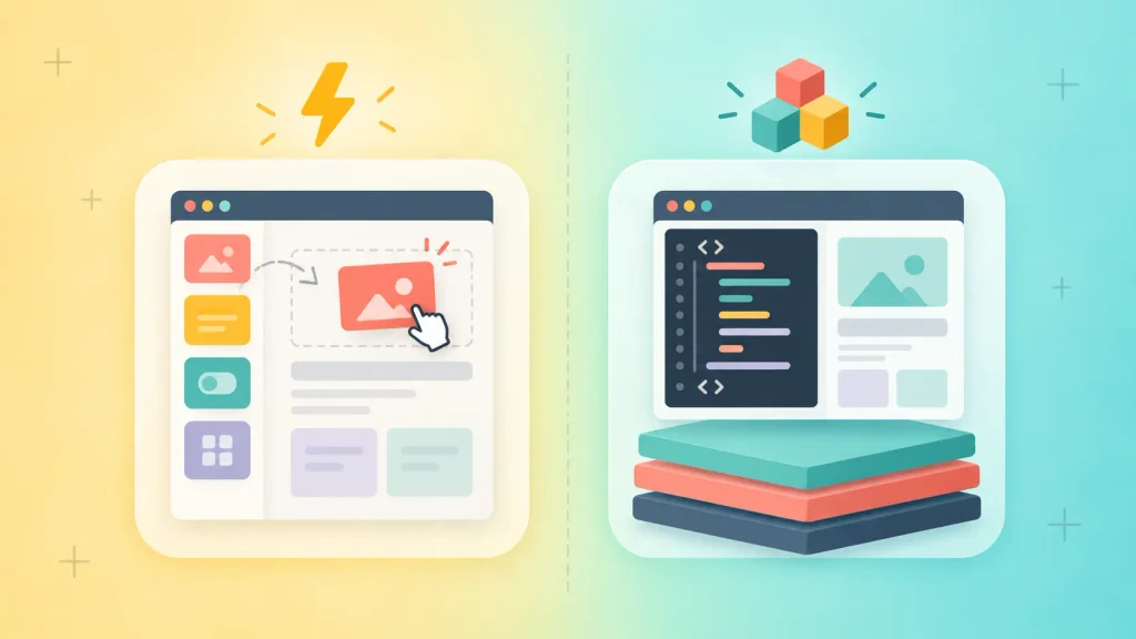 No-code vs custom SaaS MVP compared side by side for cost, speed, and scalability