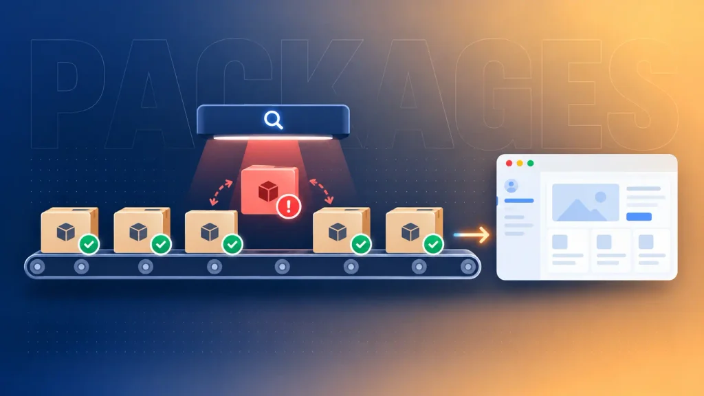 Dependency scanning catching a vulnerable open-source library before it enters the web app